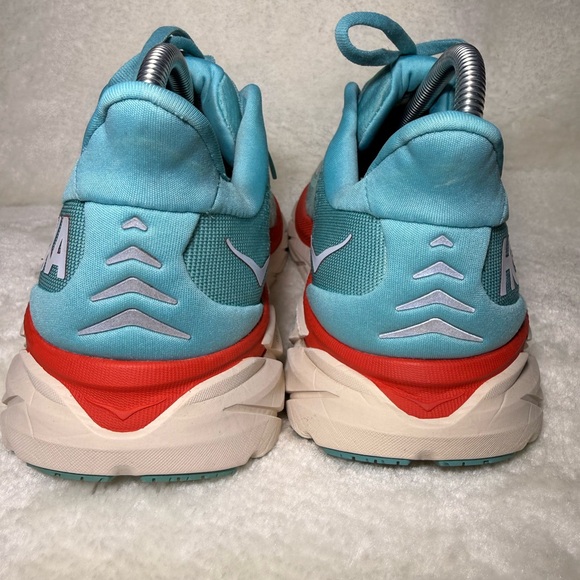 Hoka One One Clifton 8 Athletic Running Shoes Aqua Blue Women's Size 10B - Picture 7 of 11